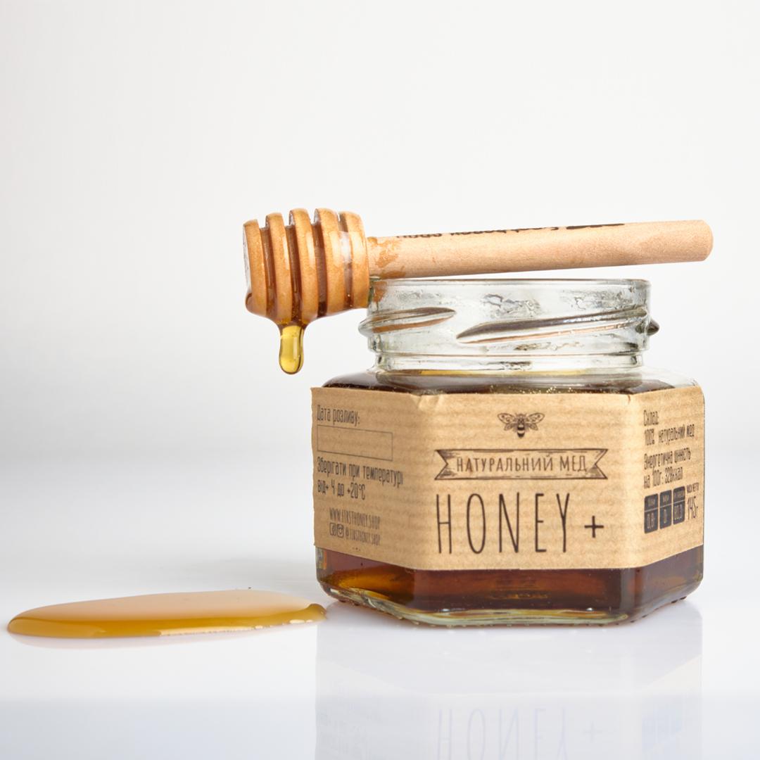 Мед натуральний Honey+ Natural лісовий 145 г