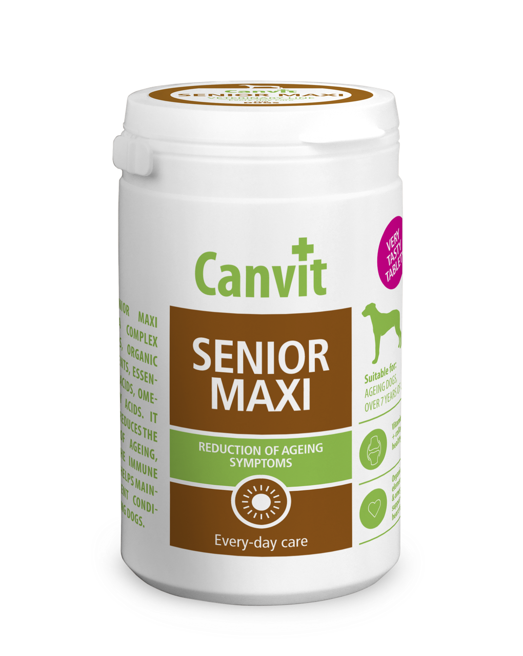 Вітаміно-мінеральний комплекс Canvit Senior Maxi для собак великих порід таблетки 230 г (can53377)