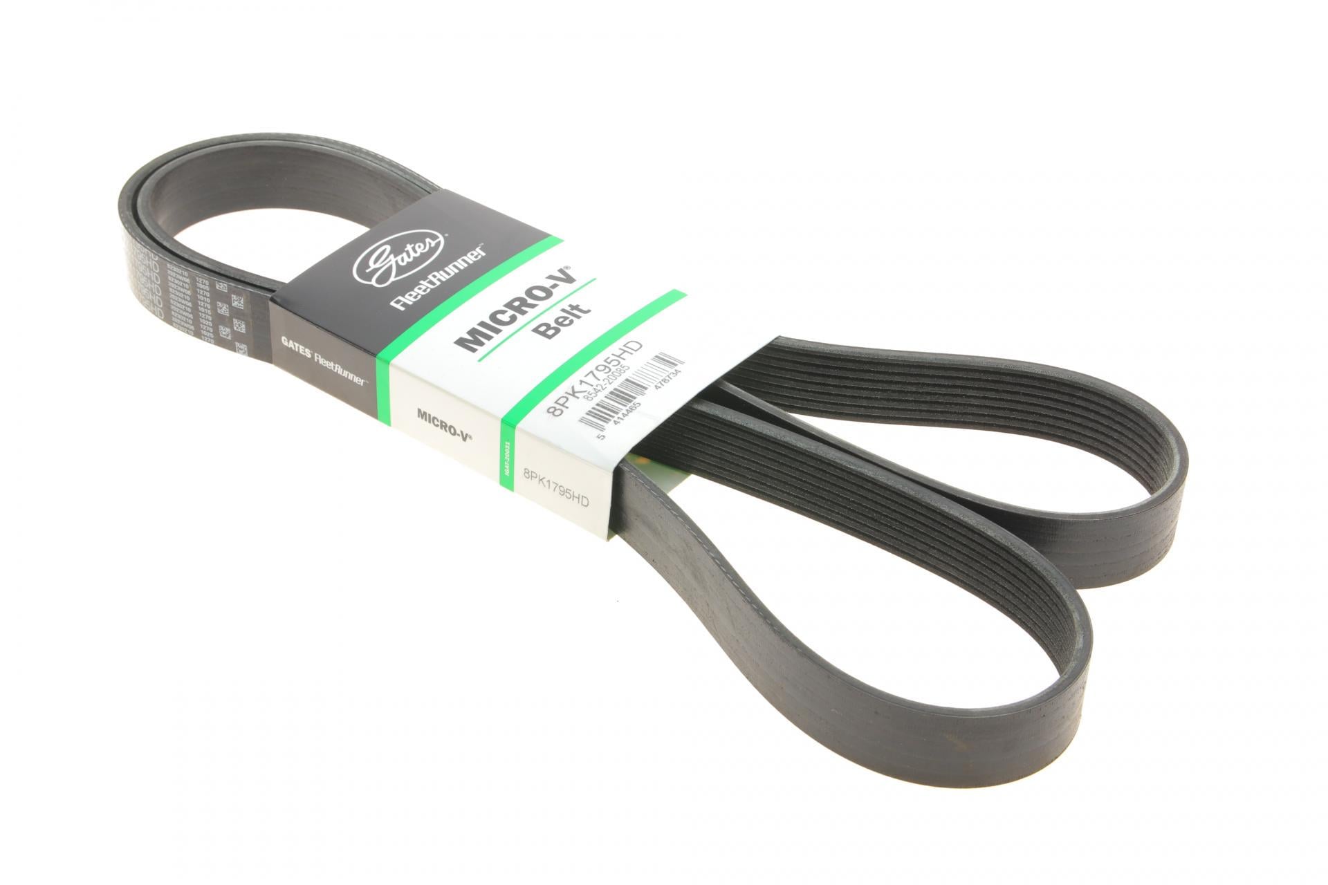 Ремень генератора GATES MB Vario/Atego 2/LK/LN 2 96- OM 904 (8PK1795HD) Ремень генератора GATES MB Vario/Atego 2/LK/LN 2 96- OM 904 (8PK1795HD)