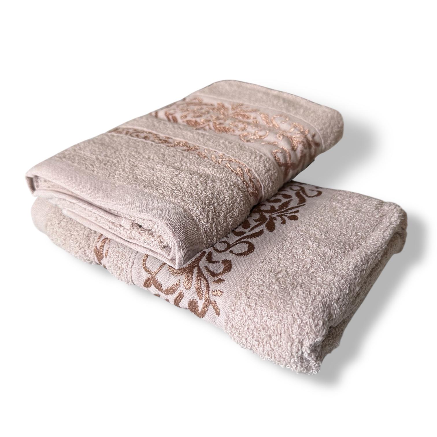 Рушник махровий Malloory Home 70x140 см Бежевий (68-15-180-1) - фото 2 Рушник махровий Malloory Home 70x140 см Бежевий (68-15-180-1) - фото 2