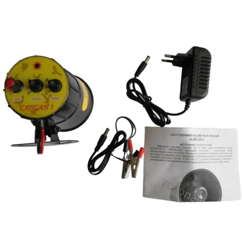 Відлякувач птахів Сапсан-3 на 5000 м2 - фото 4 Відлякувач птахів Сапсан-3 на 5000 м2 - фото 4