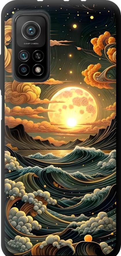 Чехол на Xiaomi Mi 10T Арт волны (6332b-2096-42517) Чехол на Xiaomi Mi 10T Арт волны (6332b-2096-42517)