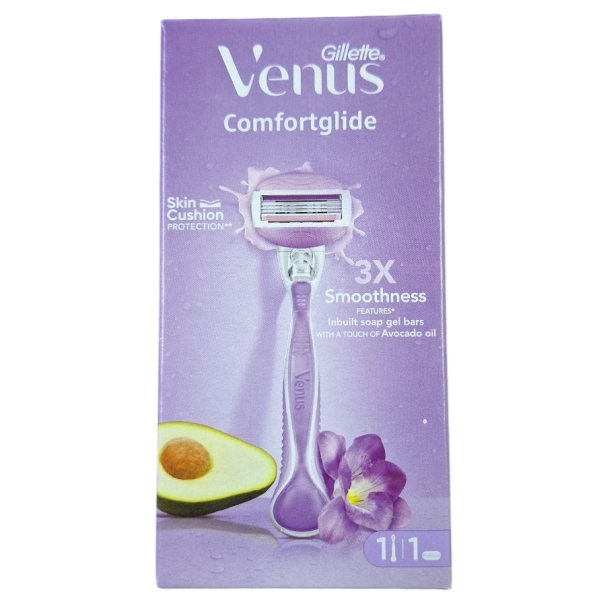 Станок GILLETTE Venus ComfortGlide Aloe Freesia scent с 1 сменной кассетой