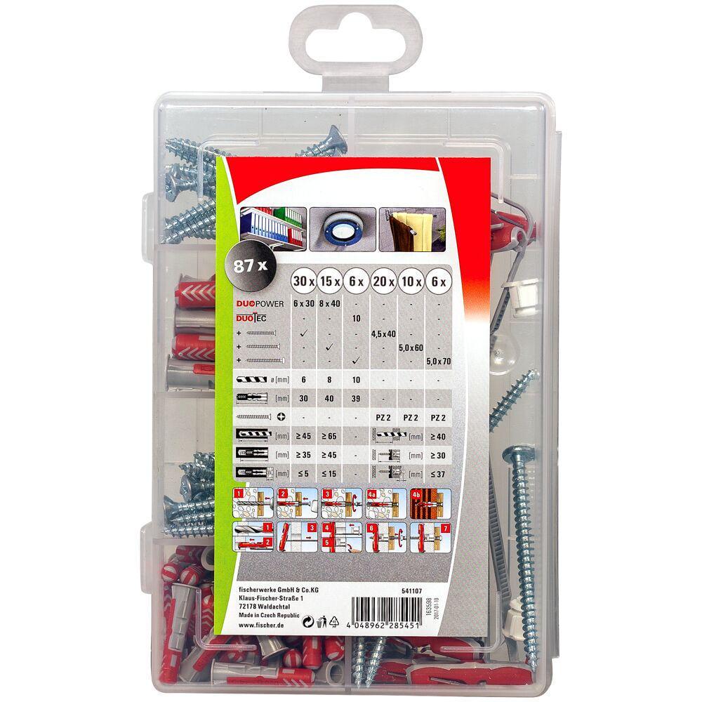Набор мастера DUOPOWER S/DUOTEC S с шурупом универсальный высокотехнологичный Fischer 541107 - фото 2 Набор мастера DUOPOWER S/DUOTEC S с шурупом универсальный высокотехнологичный Fischer 541107 - фото 2
