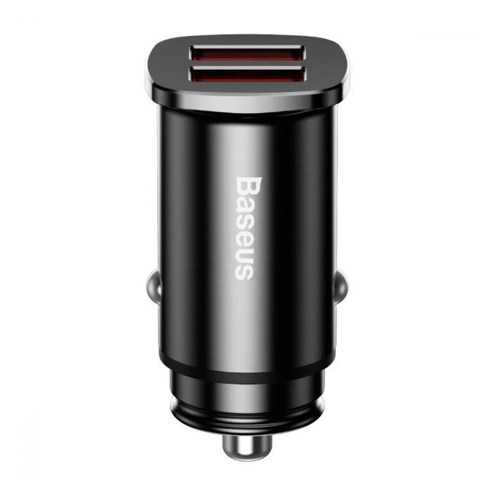 Зарядное устройство для Baseus Square Metal QC 3.0 30W 2USB Черный - фото 4 Зарядное устройство для Baseus Square Metal QC 3.0 30W 2USB Черный - фото 4