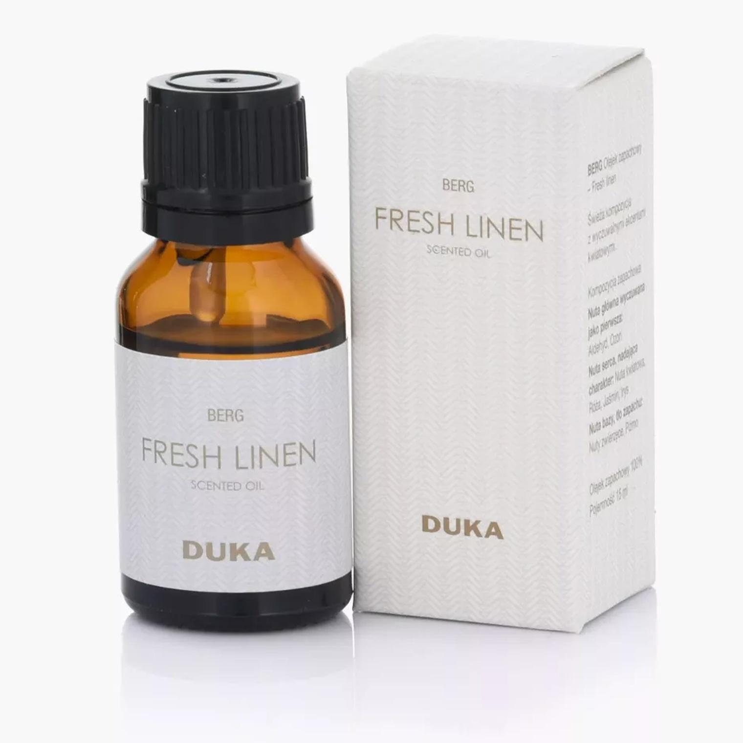 Масло ароматическое DUKA BERG FRESH LINEN 15 мл (1219542)