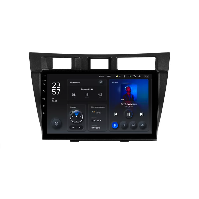 Автомагнитола штатная Teyes X1 для Toyota Mark II 9 X100 2000-2007 Android X1 2/32G Wi-Fi/4G