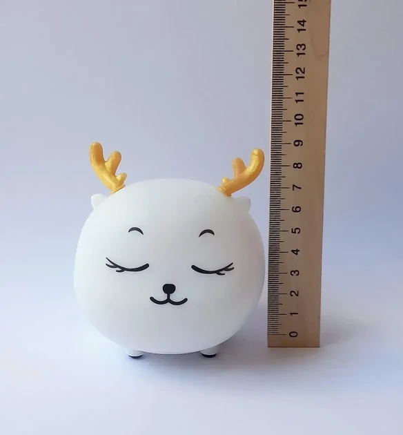 Нічник силіконовий м'який Оленя LED на акумуляторі 7 кольорів Білий (598900817) - фото 9 Нічник силіконовий м'який Оленя LED на акумуляторі 7 кольорів Білий (598900817) - фото 9