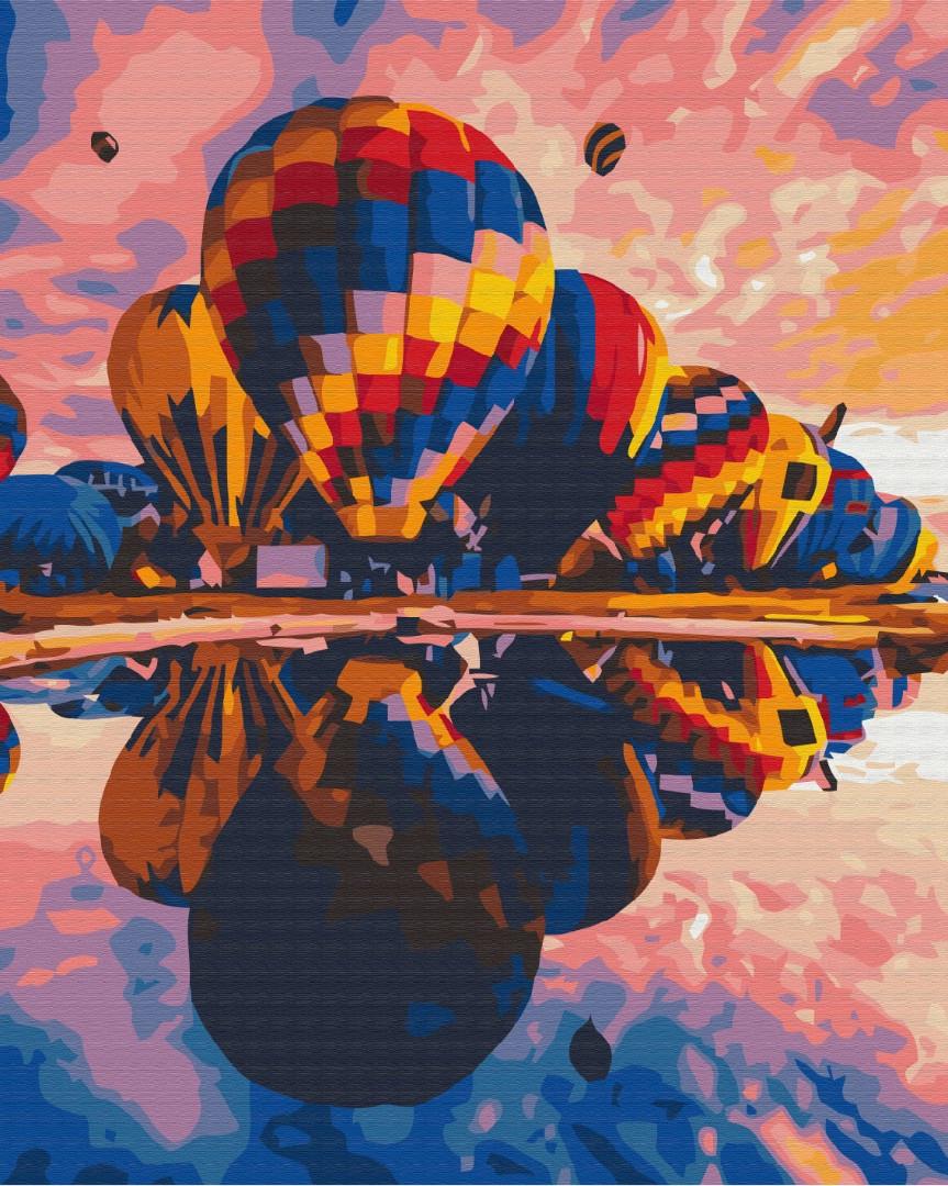 Картина по номерам Brushme Запуск шаров 40х50 см (BS29713)