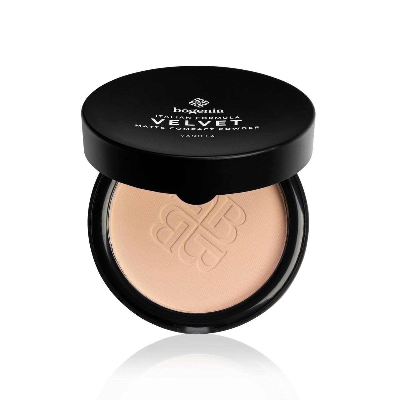 Пудра для лица Bogenia Velvet matte №105 Vanilla Пудра для лица Bogenia Velvet matte №105 Vanilla