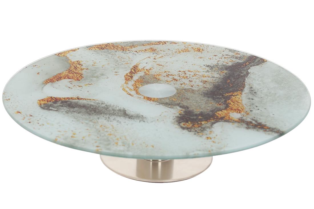 Блюдо вращающееся на ножке BonaDi 30 см (594-248)