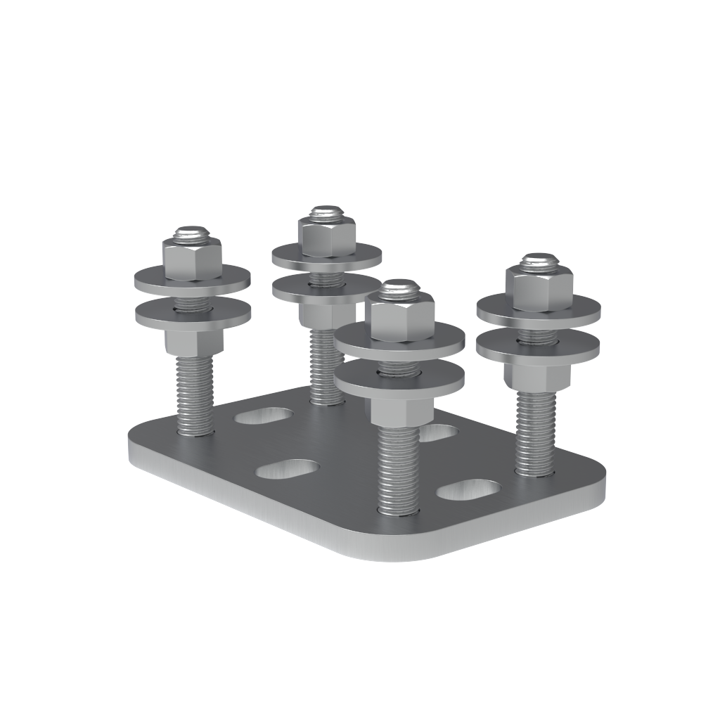 Регулююча опора Roll Grand комплект для закріплення і регулювання кареток воріт 2 шт. - фото 3