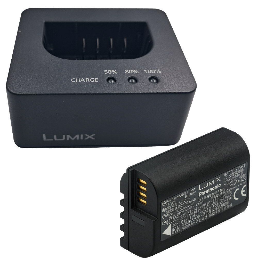 Комплект зарядного устройства Panasonic DMW-BTCD15E с аккумулятором Panasonic DMW-BLK22EB (31208396)