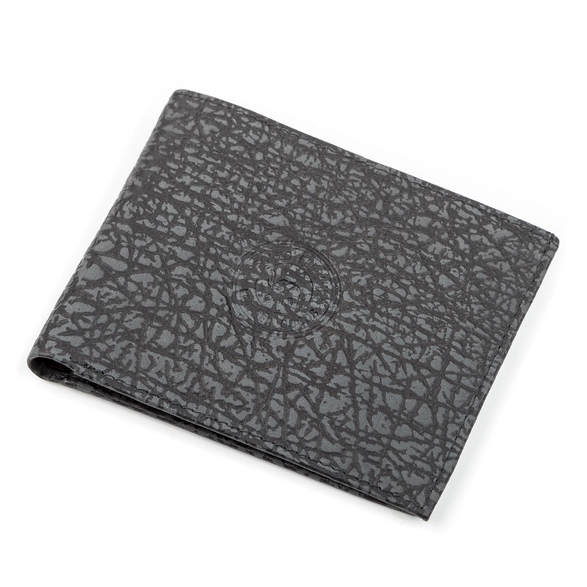 Портмоне чоловіче Accessory Collection 18140 з натуральної шкіри Сірий