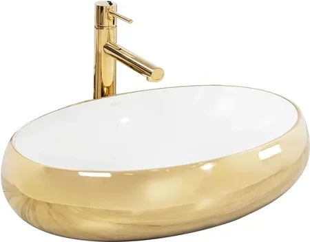 Умывальник Rea Melania 60х40 см Gold (Reau1050)