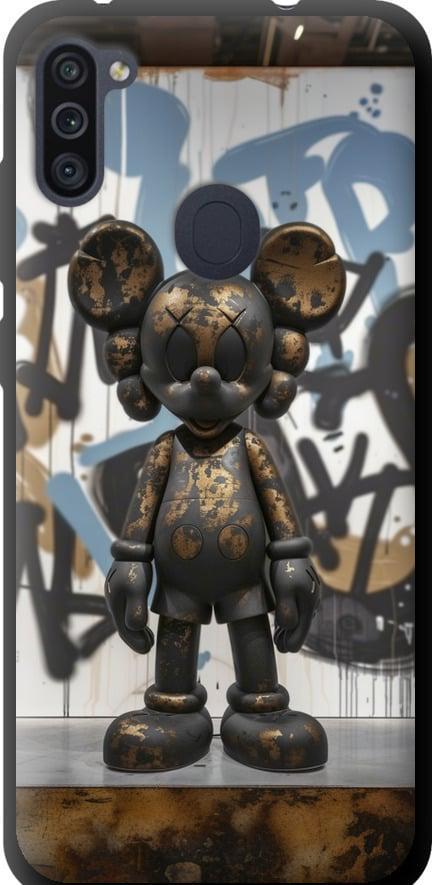 Чехол на Samsung Galaxy A11 A115F Bronze kaws v2 (6098b-2012-42517)