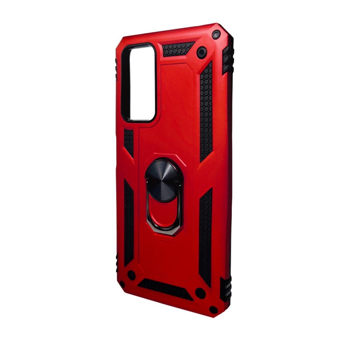 Противоударный чехол для Xiaomi Redmi Note 11 Pro/Note 11 Pro 5G Cosmic Robot Ring / Red