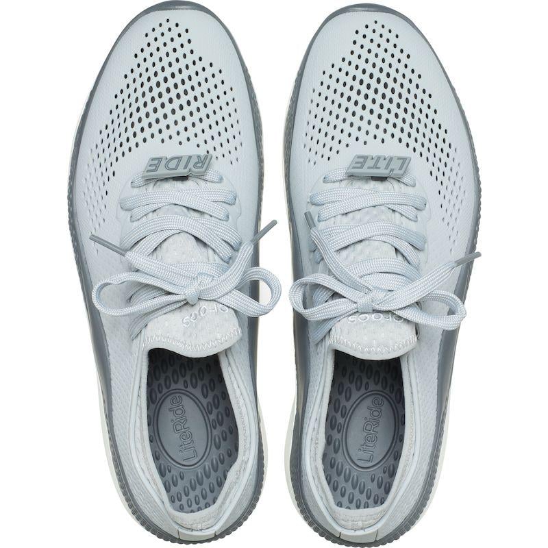 Кроссовки мужские Crocs Literide 360 Pacer M8W10 р. 41 27 см Light Grey/Slate Grey (206715) - фото 4
