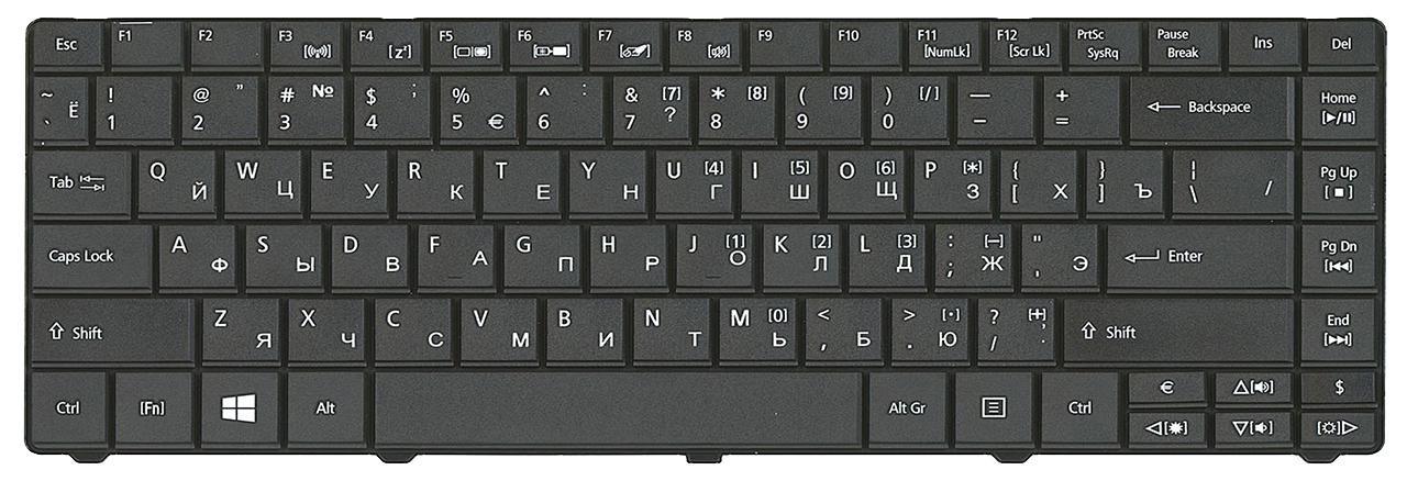 Клавиатура для ноутбука Acer TravelMate 8472TZ (KB.I140A.159)