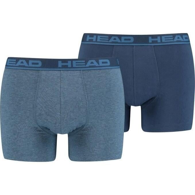 Трусы боксерки Head BASIC BOXER 2P 701202741-003 2 шт. S Синий/Темно-синий (56903-45)