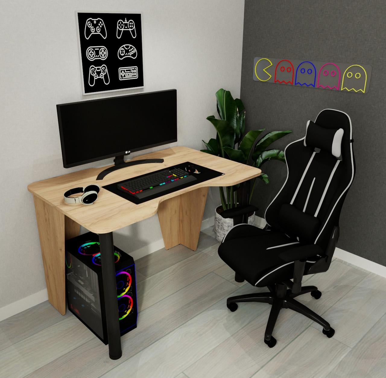 Компьютерный стол Крафт/Золотой (26438164)