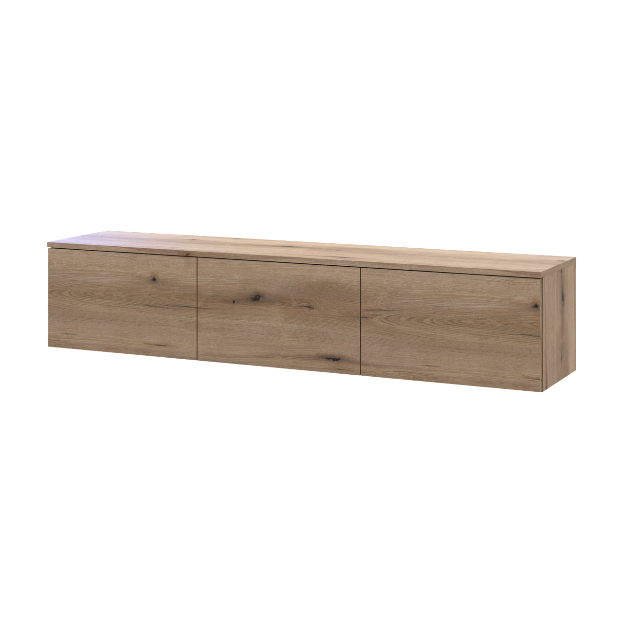 Тумба ТВ Doros Левия Дуб Эвок 3Ш 140х35х33 см (41516290)