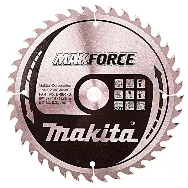 Диск пильный по дереву Makita Makforce 185х15,88 мм 40T
