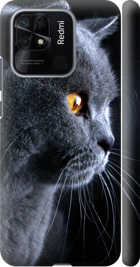 Чехол на Xiaomi Redmi 10C Красивый кот (3038m-2591-42517)