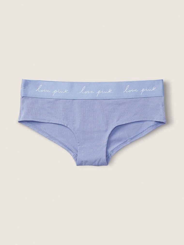 Трусики хлопковые Victoria's Secret Pink Blue Hiphugger Panty XL Голубой (26620093) Трусики хлопковые Victoria's Secret Pink Blue Hiphugger Panty XL Голубой (26620093)