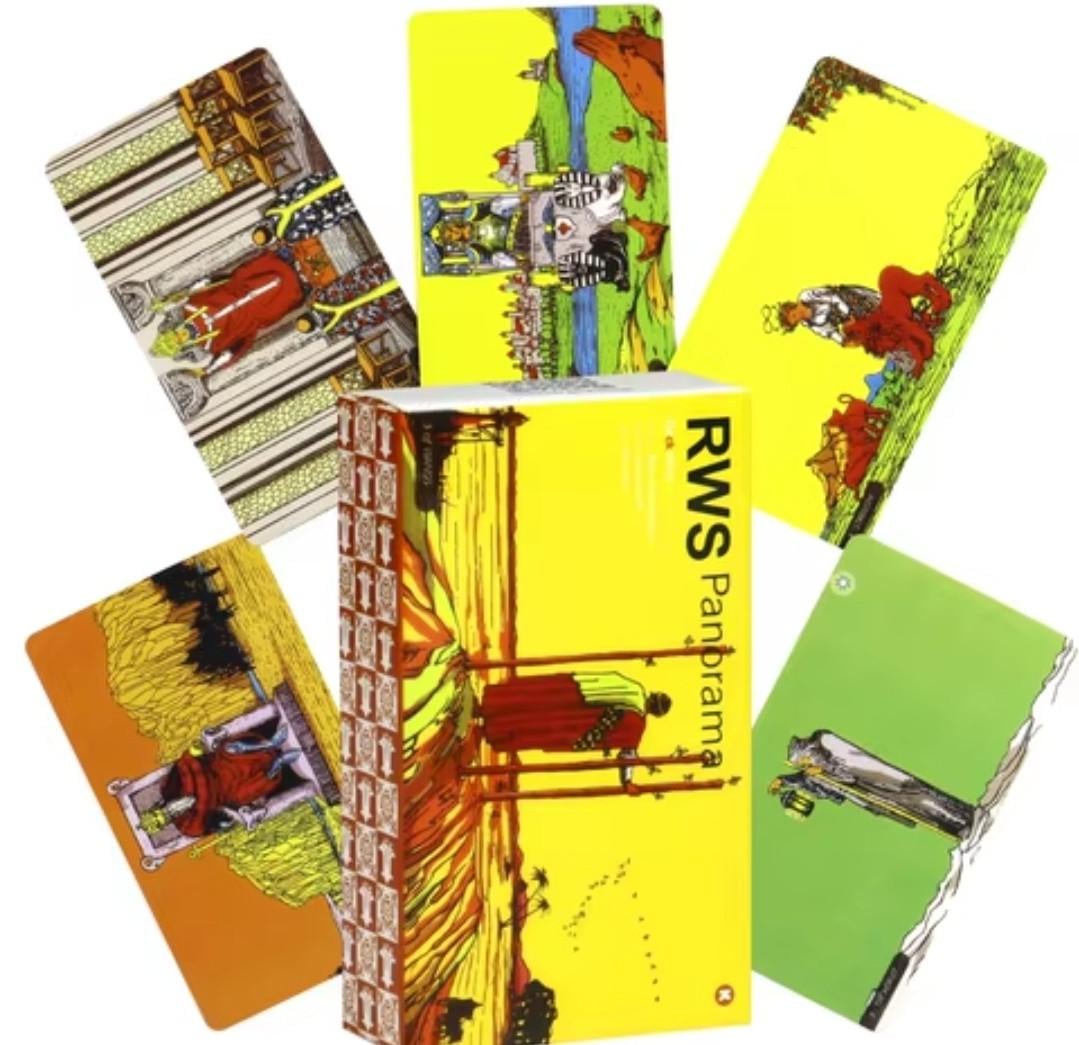 Карты таро Vettel Knight Tower 78 Вейта Панорамная горизонтальная версия (2536304187)