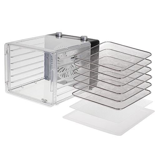 Сушилка для еды Adler 6 автоматических програ мм 600 Вт Сушилка для еды Adler 6 автоматических програ мм 600 Вт