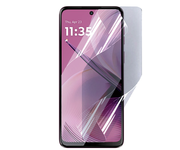 Противоударная гидрогелевая пленка Hydrogel Film для Motorola Moto G55, Transparent