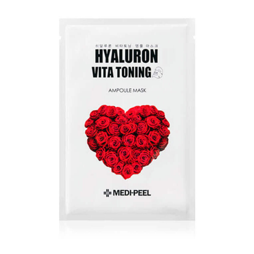 Маска тканинна тонізуюча з екстрактом пептидів MEDI-PEEL Vita Toning Ampoule Mask 30 г (7943)