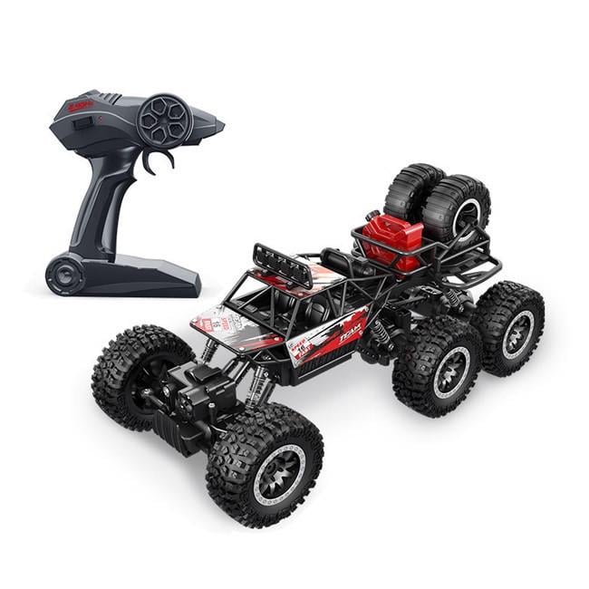 Игрушка на радиоуправлении RTR High Crawler детский трюковый внедорожник 1:14 6х6 Красный (SUN2800)