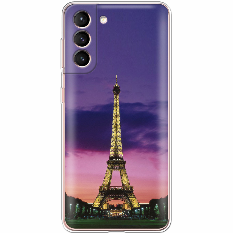 Чехол BoxFace Samsung G991 Galaxy S21 Полночь в Париже Прозрачный силикон (41709-up964-41709)