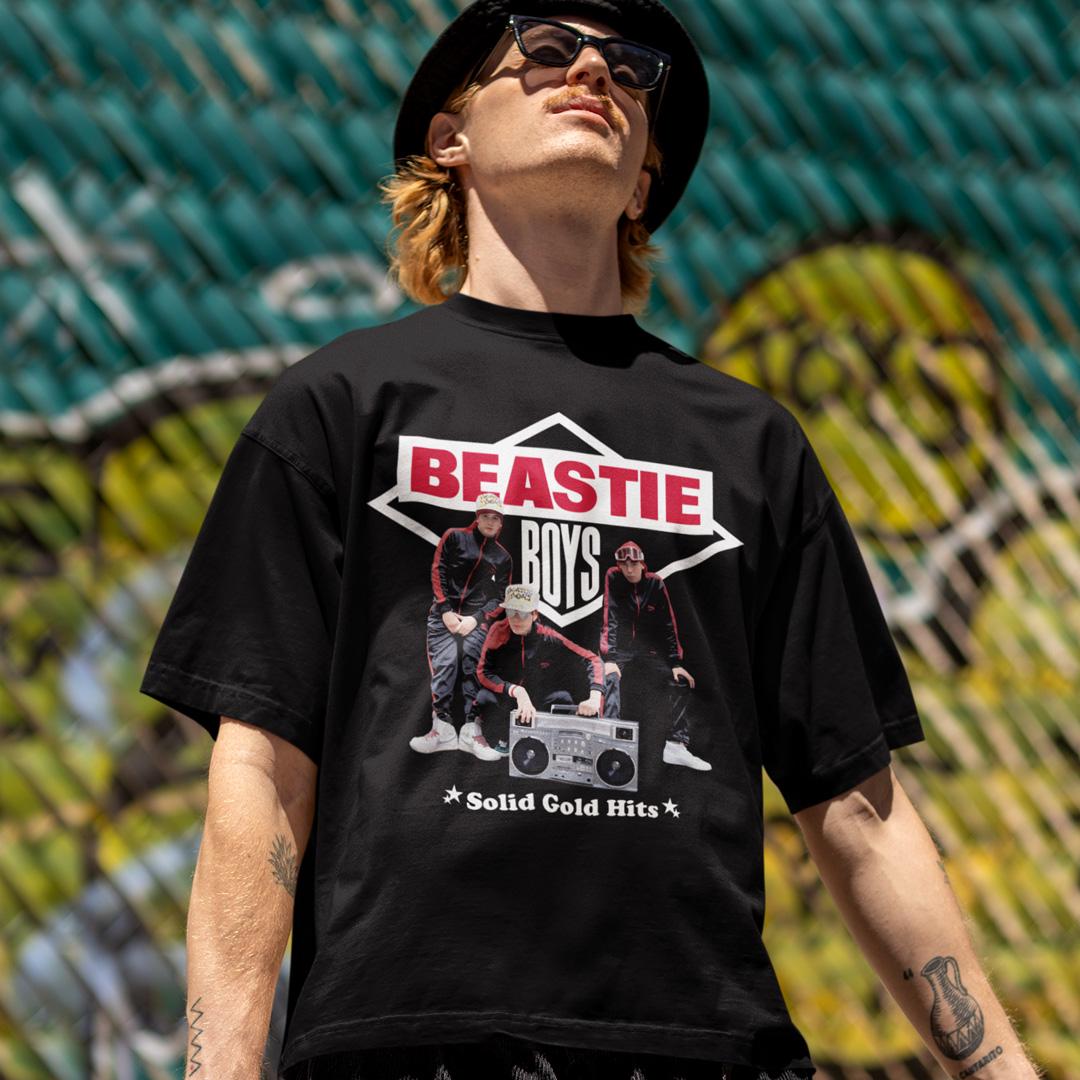 Футболка унісекс Beastie Boys Solid Gold Hits 2005 3XL Чорний (00000006223)