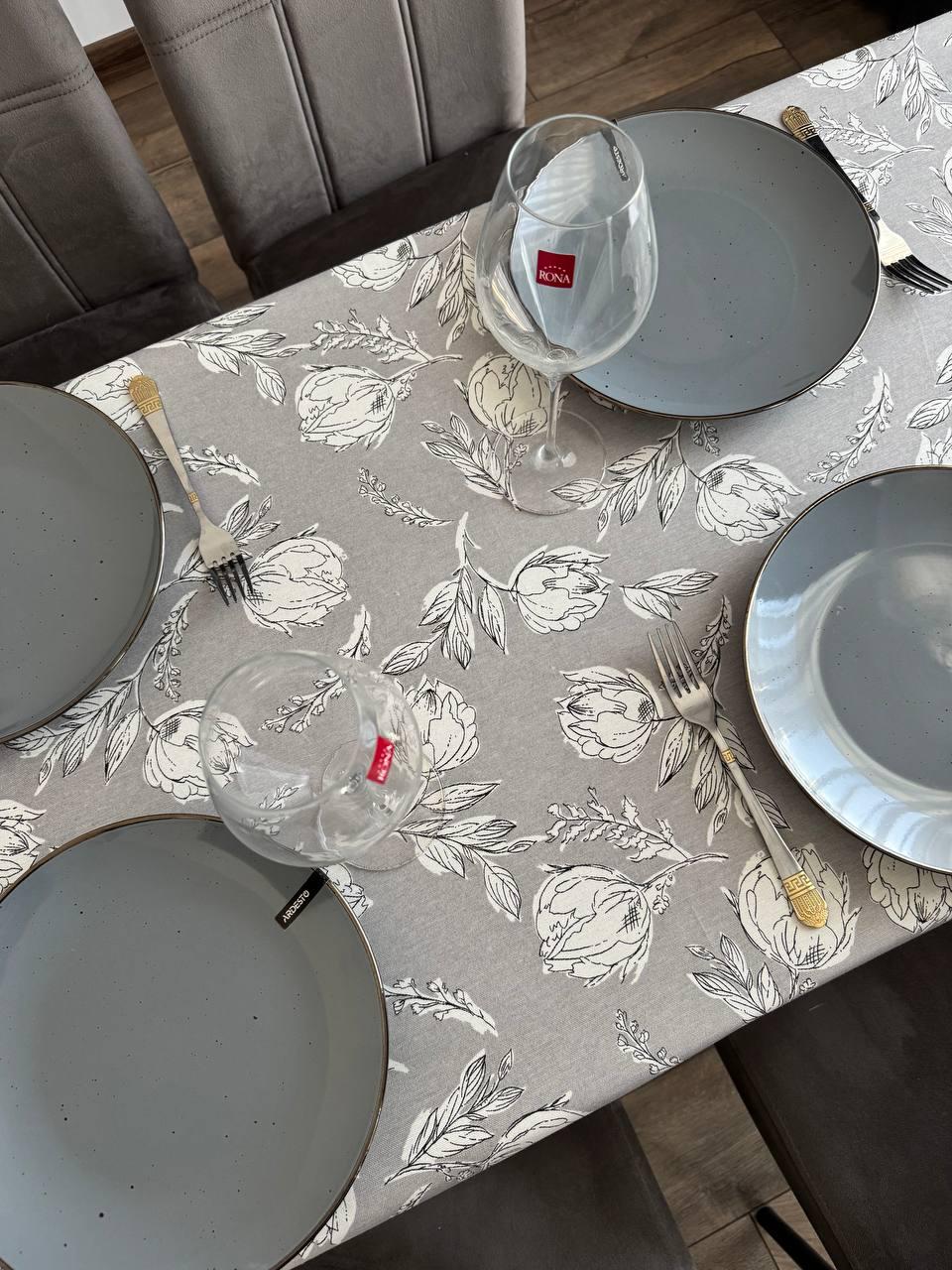 Скатертина водовідштовхувальна тефлонова прямокутна 100x170 см (30021-p1) - фото 4 Скатертина водовідштовхувальна тефлонова прямокутна 100x170 см (30021-p1) - фото 4