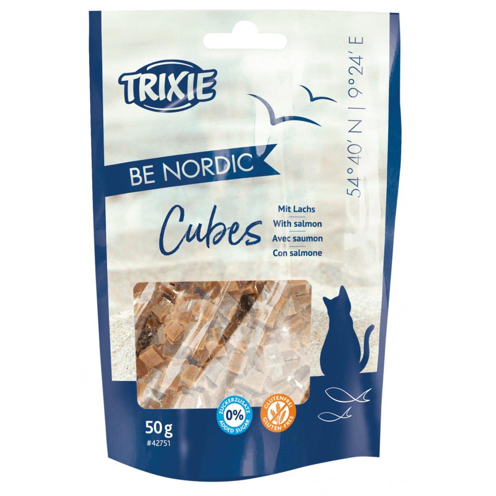 Ласощі для кішок BE NORDIC Salmon Cubes Trixie з лососем 50 г (TX-42751)