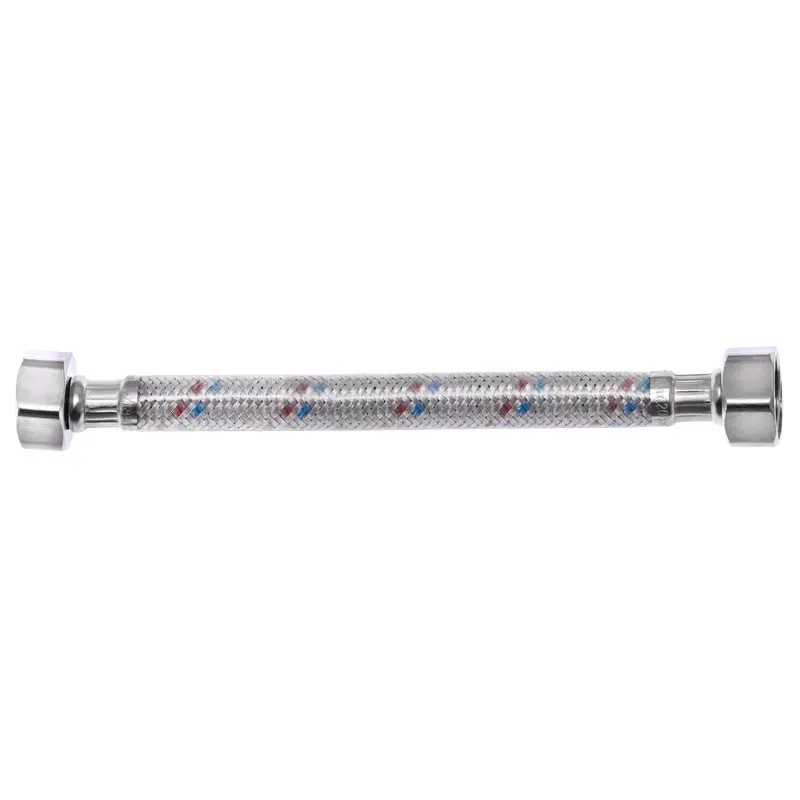 Шланг для подключения воды гибкий Zerix ZX3019 50 см 1/2"x1/2" ЗВ (63675) Шланг для подключения воды гибкий Zerix ZX3019 50 см 1/2"x1/2" ЗВ (63675)