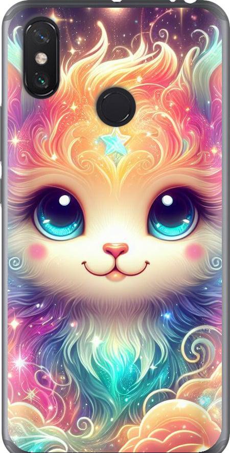 Чехол на Xiaomi Mi Max 3 Сказочный котенок (5813u-1534-42517)