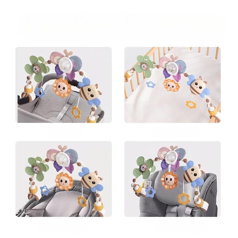 Дуга розвиваюча Huanger для коляски ліжечка з проектором Різнокольоровий - фото 7 Дуга розвиваюча Huanger для коляски ліжечка з проектором Різнокольоровий - фото 7