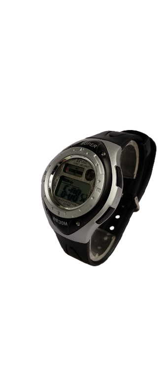 Наручные часы электронные Xinjia 692 с подсветкой Серо-Черный (3817)