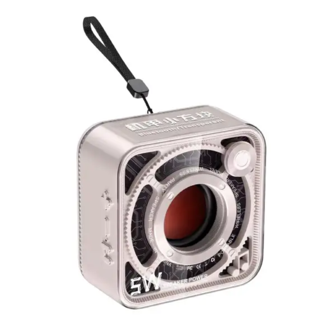 Колонка мини BT/TF/USB/AUX портативная 5 Вт Бежевый