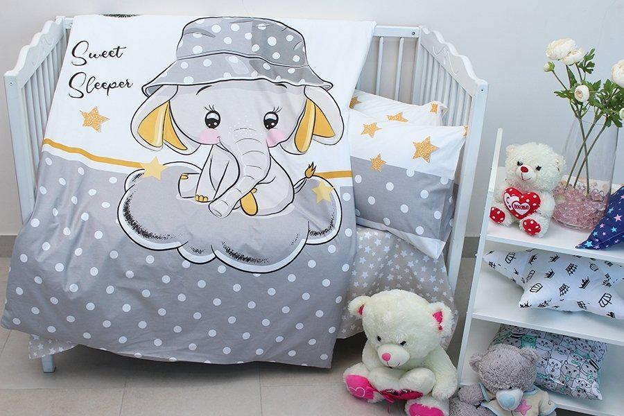 Комплект постельного белья детский Sweet sleeper 100% хлопок Grey (29-77- PTdeti-08)