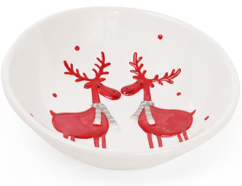 Набір керамічних піал Олені в шарфиках на білому 350 мл 4 шт. (BD-834-144) - фото 2 Набір керамічних піал Олені в шарфиках на білому 350 мл 4 шт. (BD-834-144) - фото 2