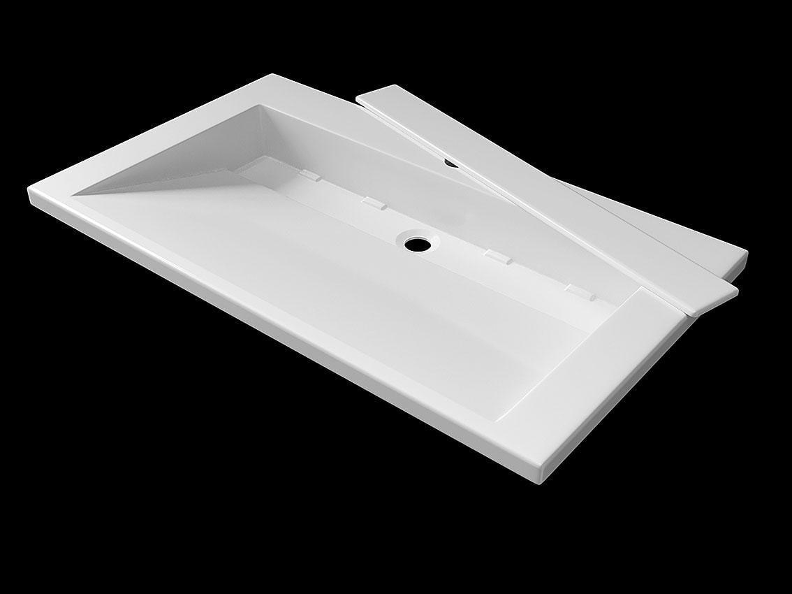 Умивальник накладний Status Boho Low 80 White (701) - фото 7