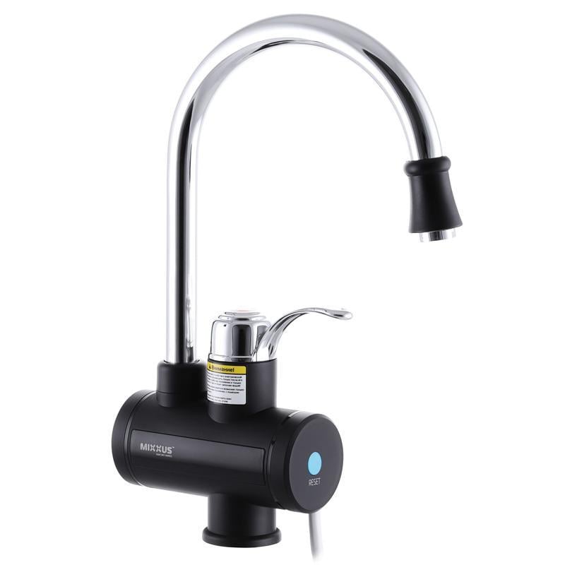 Проточный водонагреватель MIXXUS Electra 240-E с индикатором температуры Черный (OL-MI2828) - фото 2 Проточный водонагреватель MIXXUS Electra 240-E с индикатором температуры Черный (OL-MI2828) - фото 2