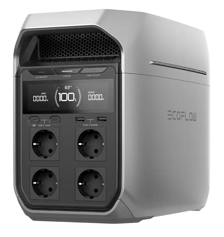 Зарядная станция EcoFlow Delta 3 Plus 1800 Вт 1024 Вт/ч (31731248)