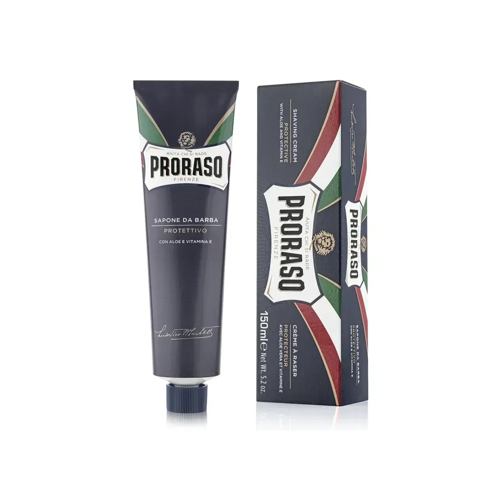 Крем для гоління Proraso Shaving Cream Tube Protective Aloe з алое вера та вітаміном E 150 мл