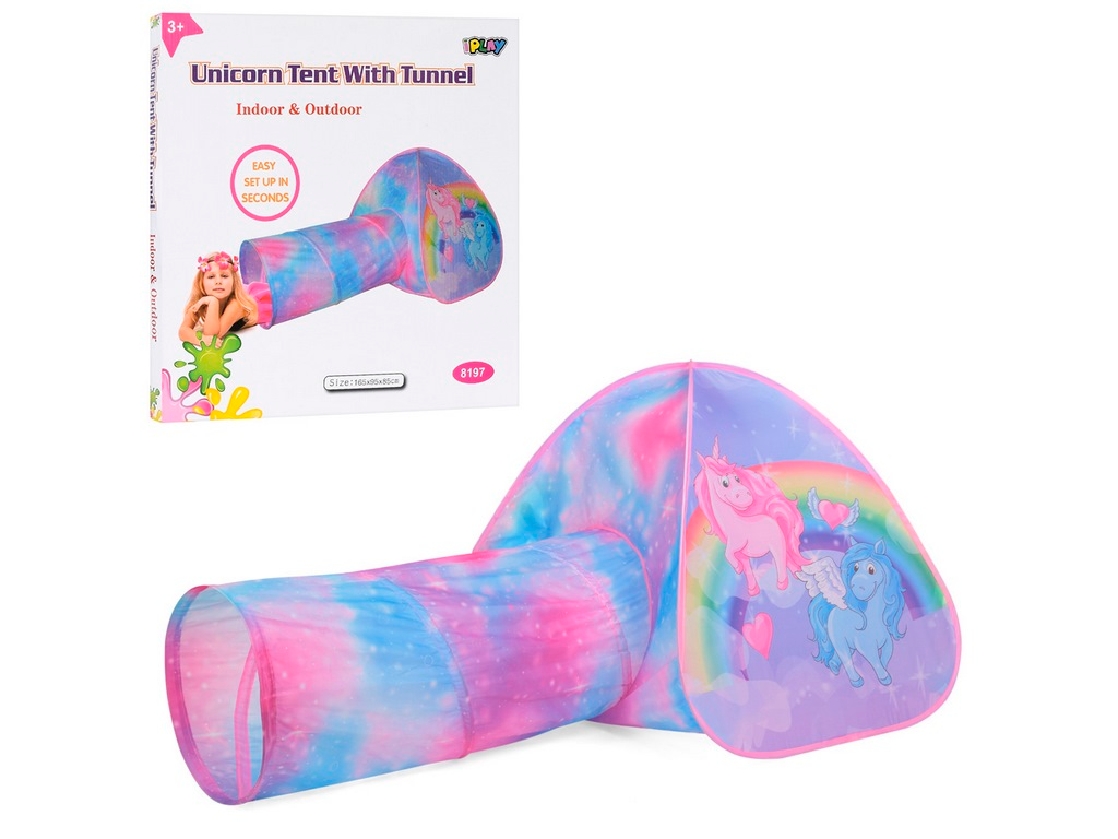 Палатка игровая Bambi с туннелем Пирамида (63-75-MR 0642)